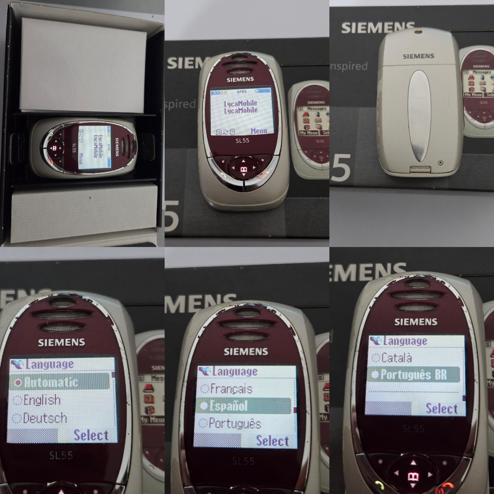 SIEMENS SL55 GSM UNLOCKED SIM FREE UNLOCK CELL PHONE