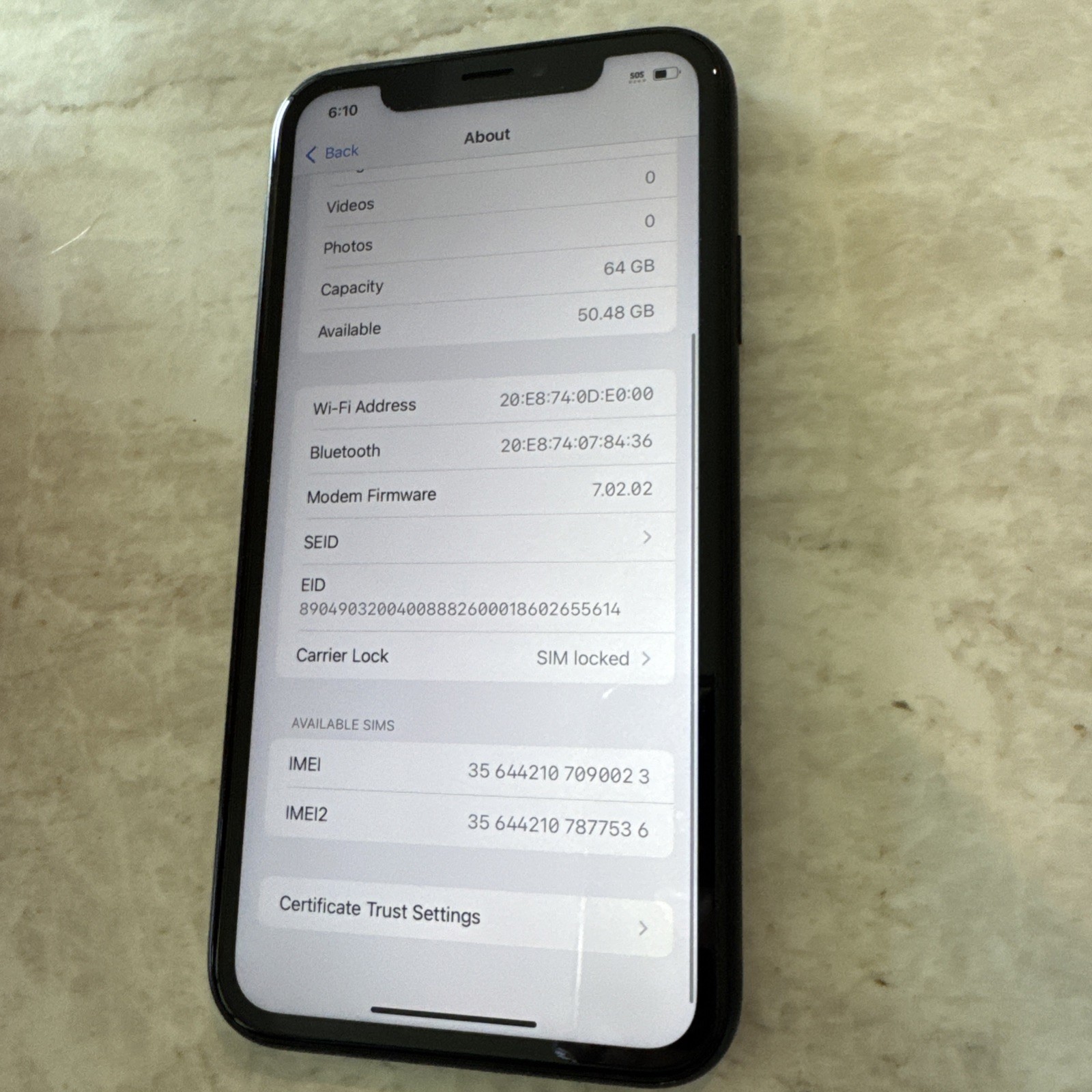Apple iPhone XR – 64GB (AT&T / CRICKET ONLY) – Works Great – READ DESC!! (#33A)