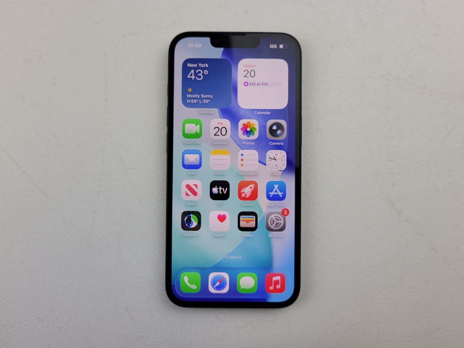 Apple iPhone 16e (A3212) 128GB (Boost Mobile) Smartphone – 100% Battery – H6325
