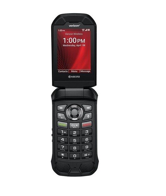 Kyocera DuraXV Extreme E4810 Rugged 4G LTE Flip Cell Phone Verizon – Good