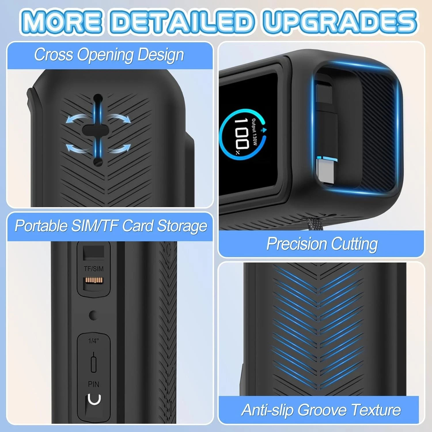 Anker Laptop Power Bank (25,000mAh/165W) Soft Silicone Case with Shockproof Prot