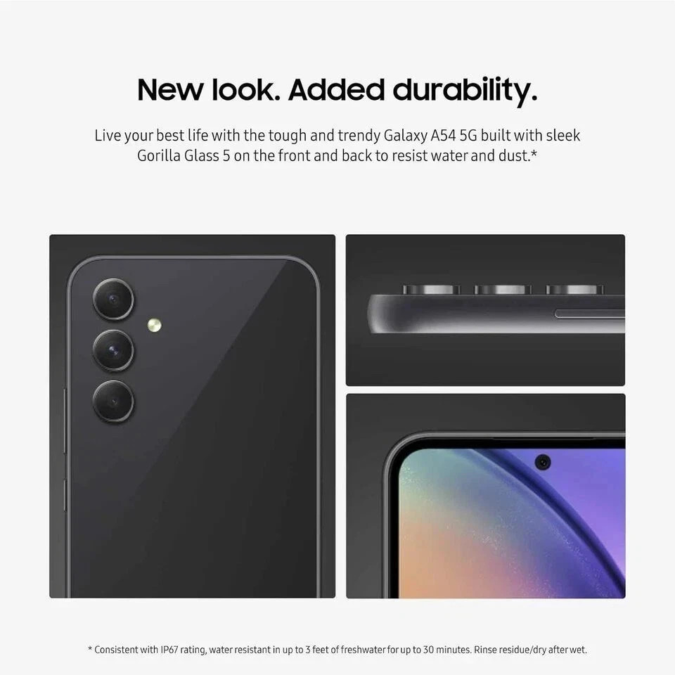 💯New Sealed Samsung Galaxy A54 5G SM-A546U US Stock Unlocked Smartphones