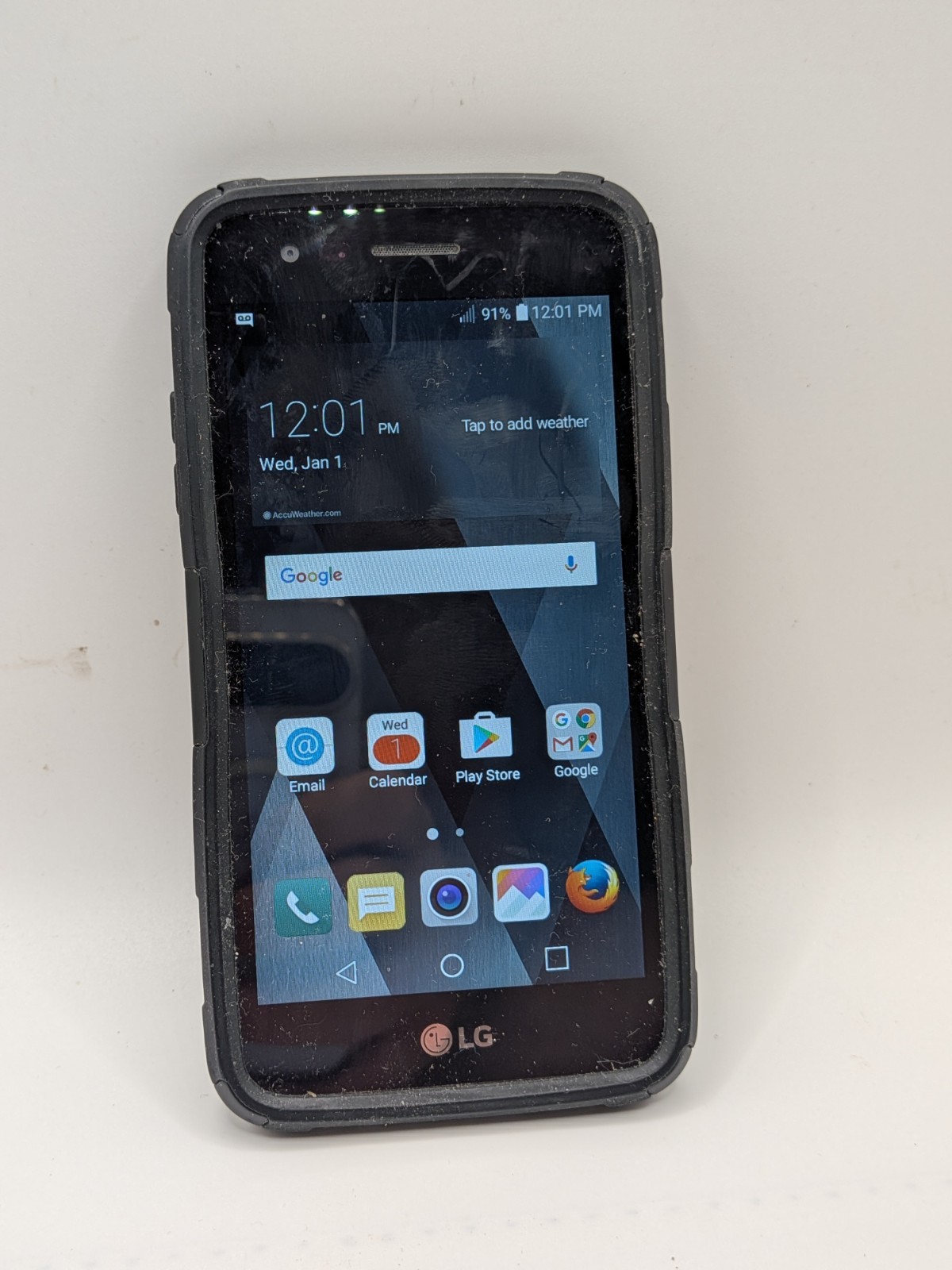 LG Phoenix 3 AT&T Prepaid GSM Black Smartphone Touch Screen Phone 4G LTE 16GB
