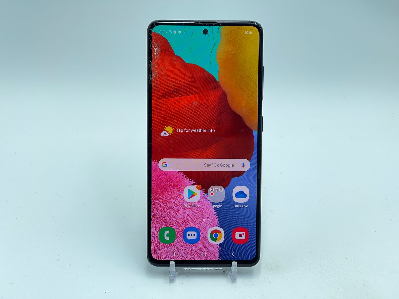Samsung Galaxy A51 128GB SM-A515U (Spectrum) Prism Crush Black CrkGls (E-0148)