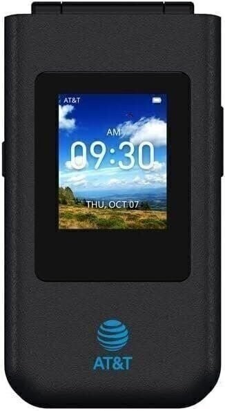 AT&T Locked Cingular Flex 4G LTE Flip Phone ATTEA211101, 4GB, Gray Flip Phone