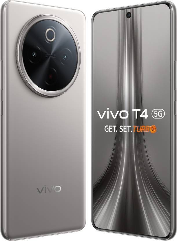 vivo T4 5G (Grey 128GB 8GB) Snapdragon 7s Gen 3 5G Processor Global Version.