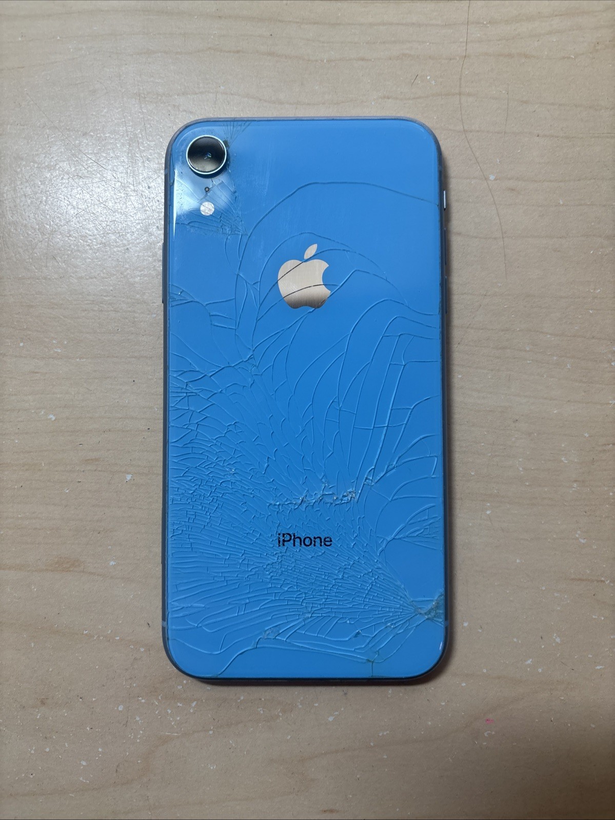 Apple iPhone XR 128GB Sim locked 6.1″ – (Blue) A1984 Read Discription