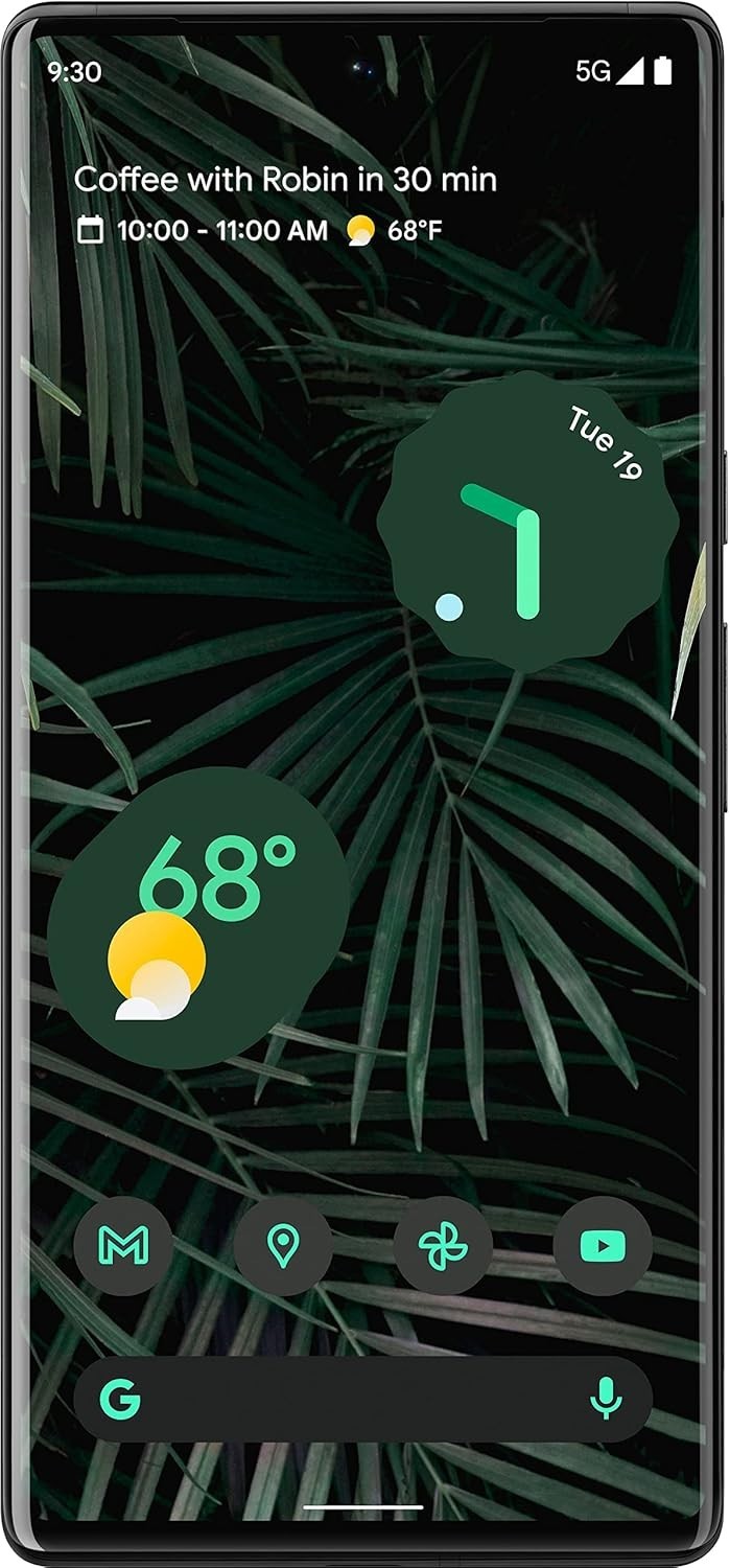 Google Pixel 6 Pro – 128 GB – Stormy Black (Unlocked) Smartphone – Excellent
