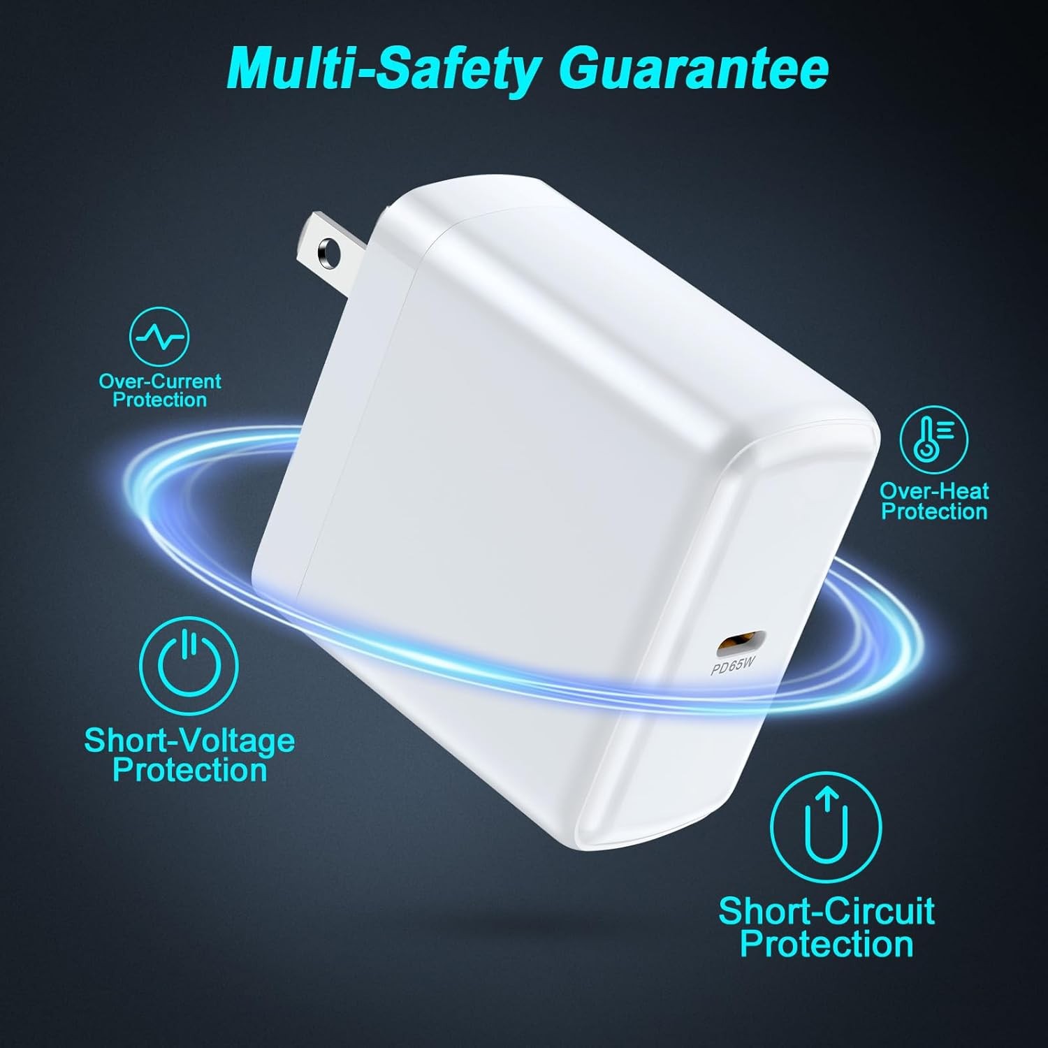 65W Super Fast Type-C Charger for Samsung Galaxy S26 Ultra S23 & 6ft Cable