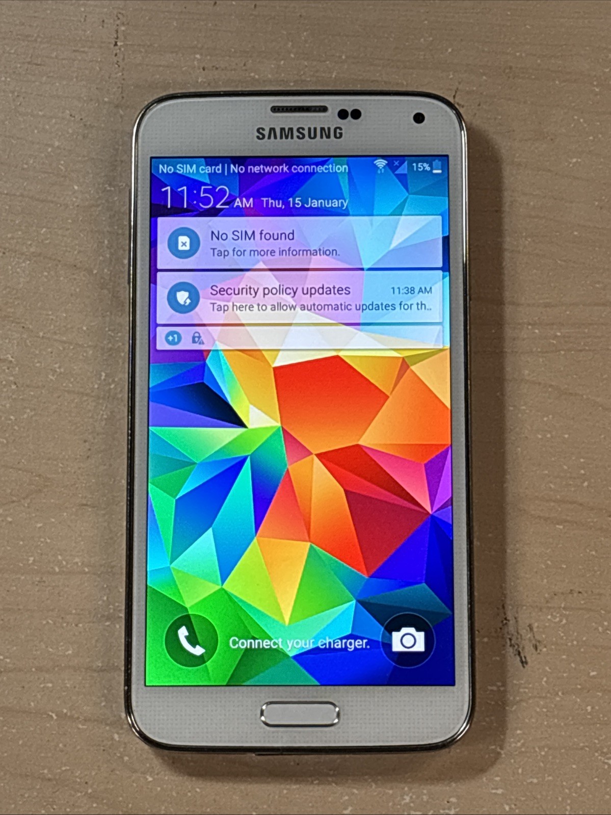 Samsung SM-G900V Galaxy S5 Verizon/Unlocked 16GB White