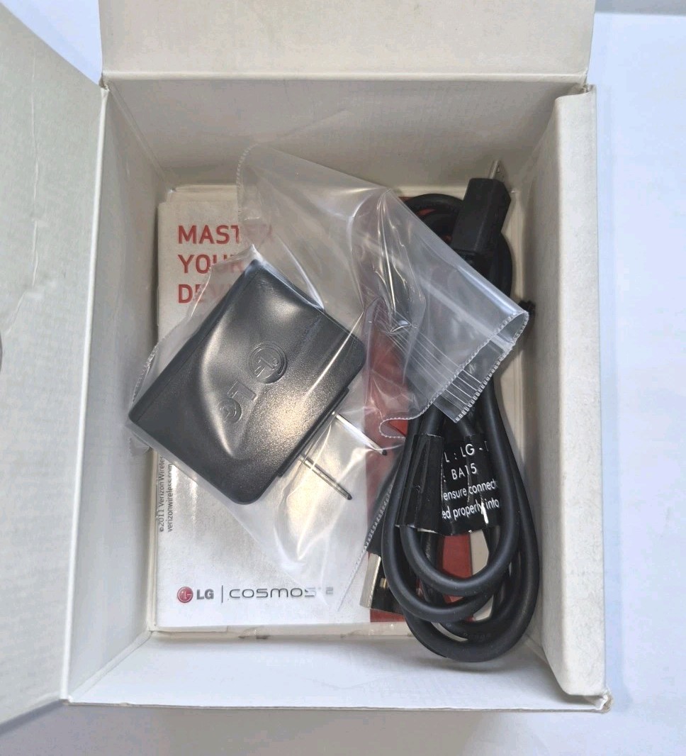 VINTAGE📱 LG Cosmos 2 VN251 – Black | Verizon | Slider Keyboard Phone | OPEN BOX