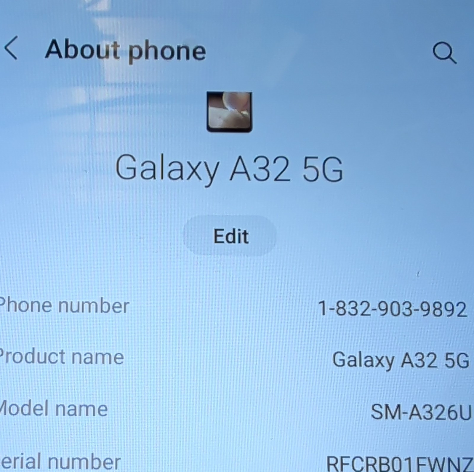 Samsung Galaxy A32 5G SM-A326U Unlocked Black Android 64GB Smartphone