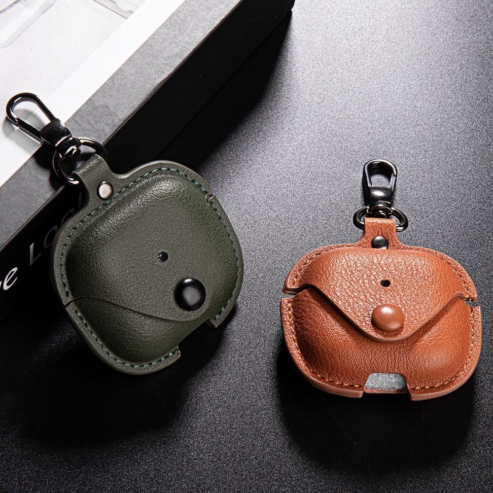 Stylish Retro Leather Wireless Charging Protective Headphone Case Cover for Appl