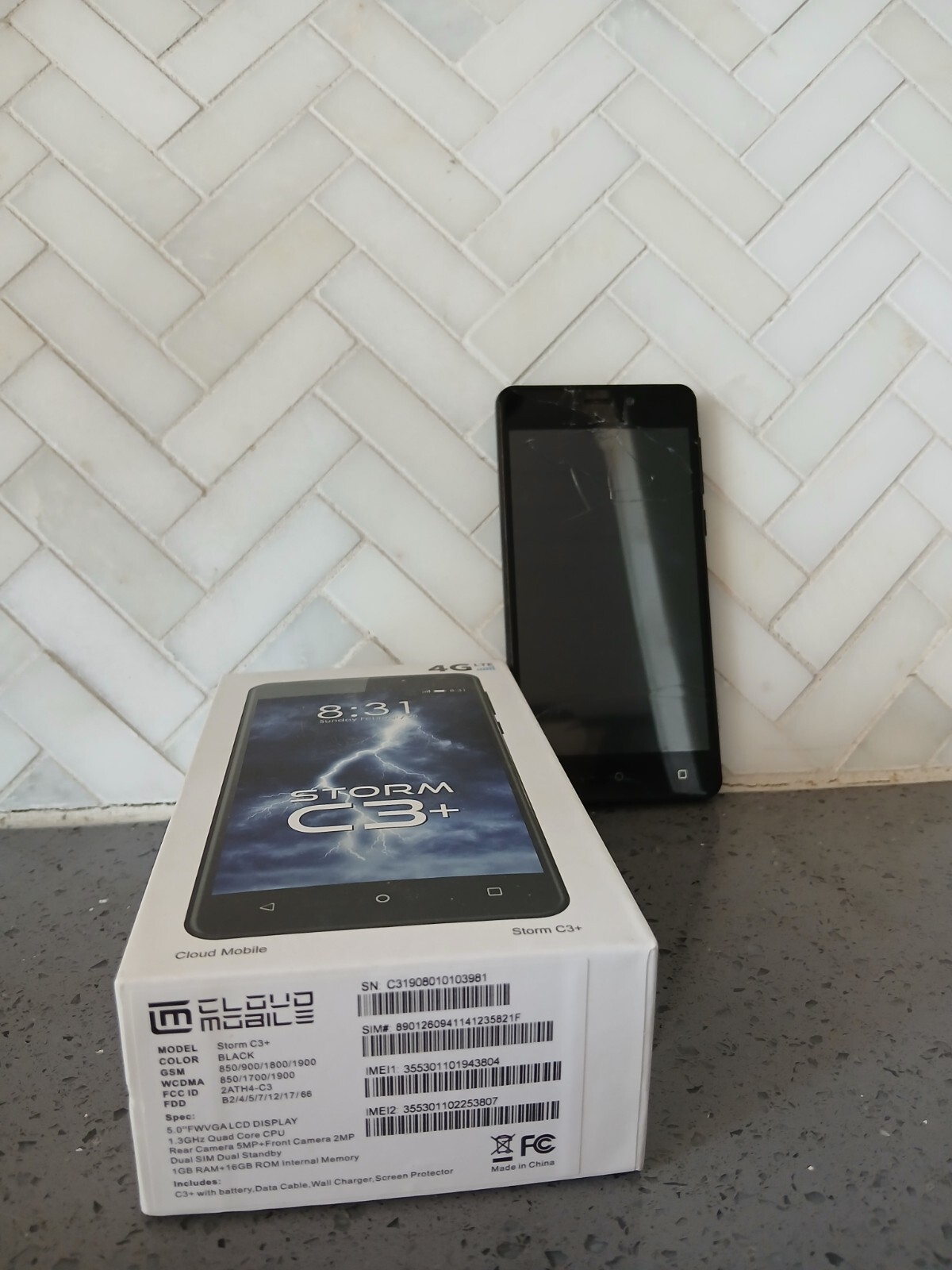 Storm C3 Cell Phone Charging port not working. Everything else seems good