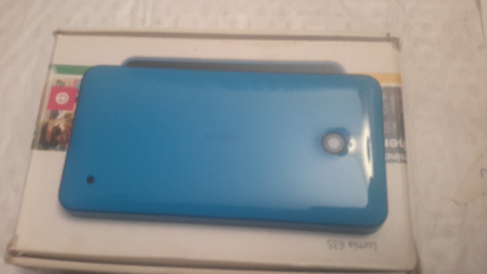 SPRINT NOKIA LUMIA 635 BLUE WINDOWS SMART CELL phone pro owed nice condition.