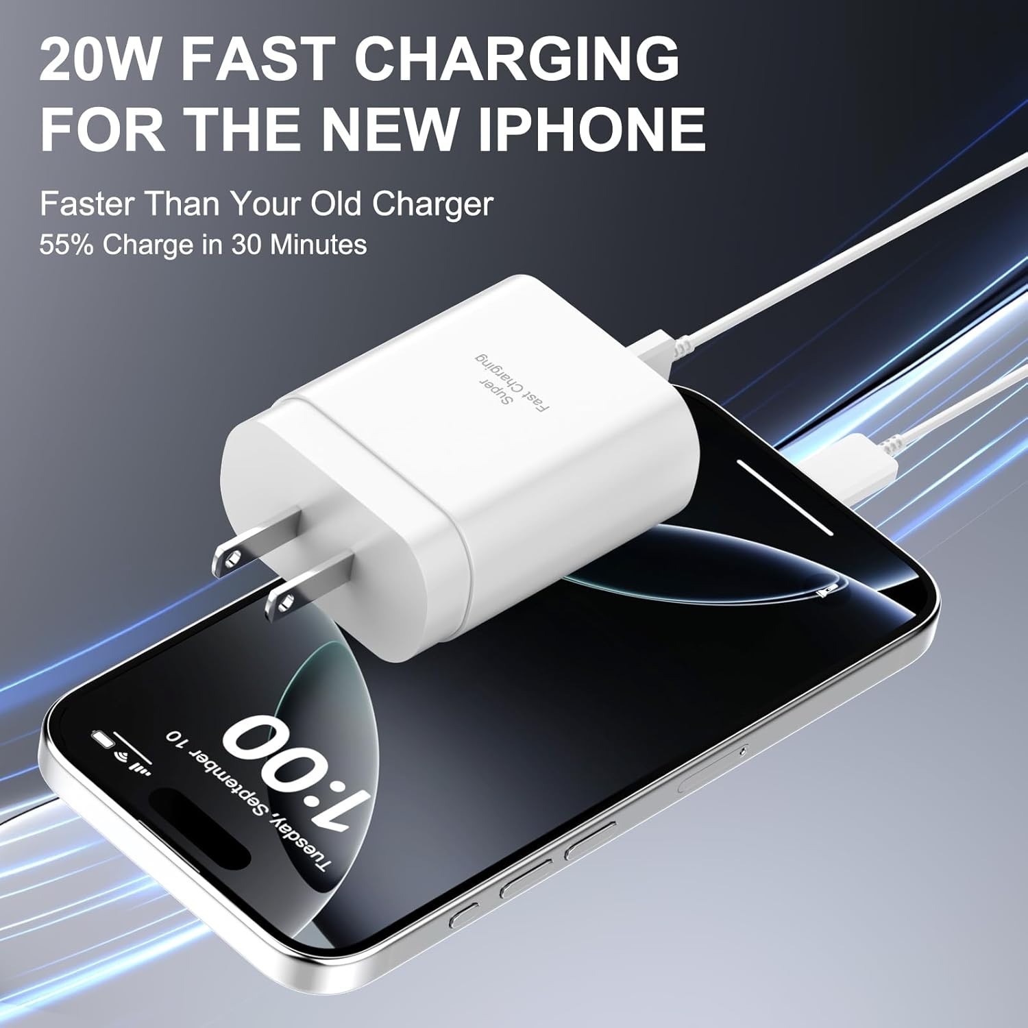 2 Pack 25W USB-C Super Fast Charger Adapter for Samsung Galaxy S26/S25