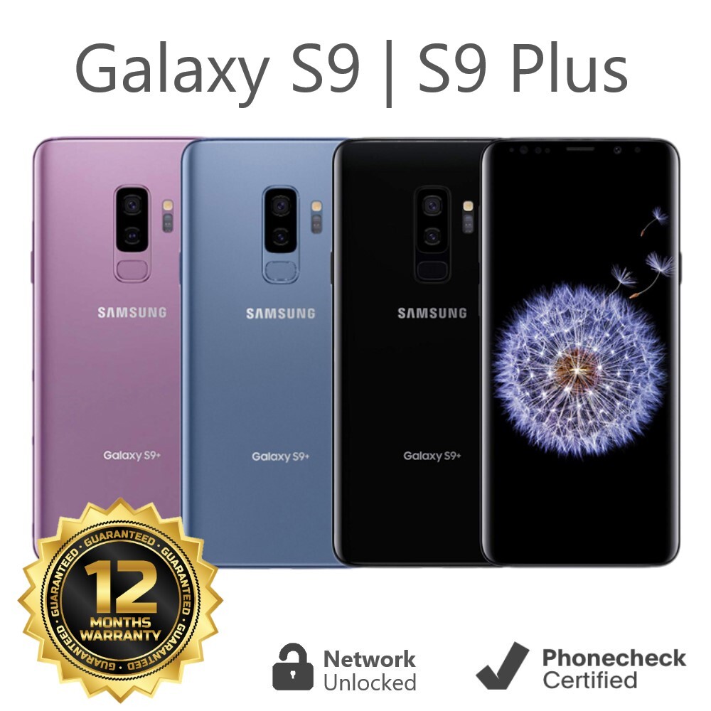 Samsung Galaxy S9 & S9+ Plus 64GB | 128GB | 256GB – Unlocked – Good