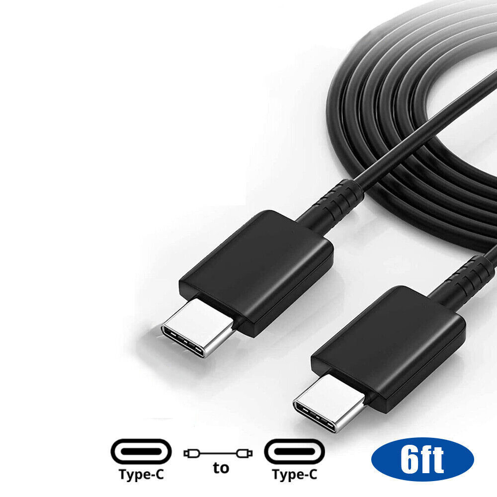 65W Type C Super Fast Wall PD Charger+ Cable For Samsung Galaxy S24 S23 S22 NOTE