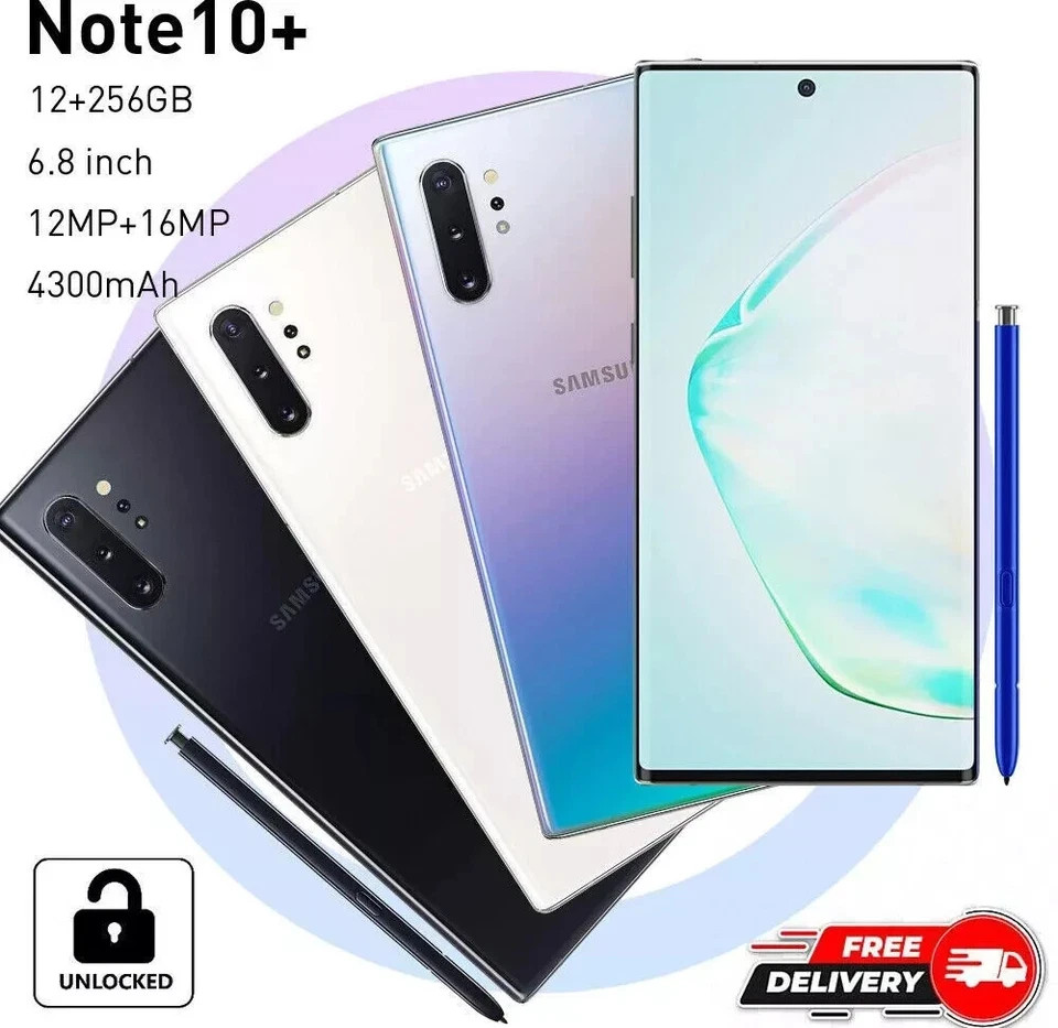 ✔Brand New SAMSUNG Galaxy Note 10+ Plus Factory Unlocked SM-N975U1 256GB+12GB US