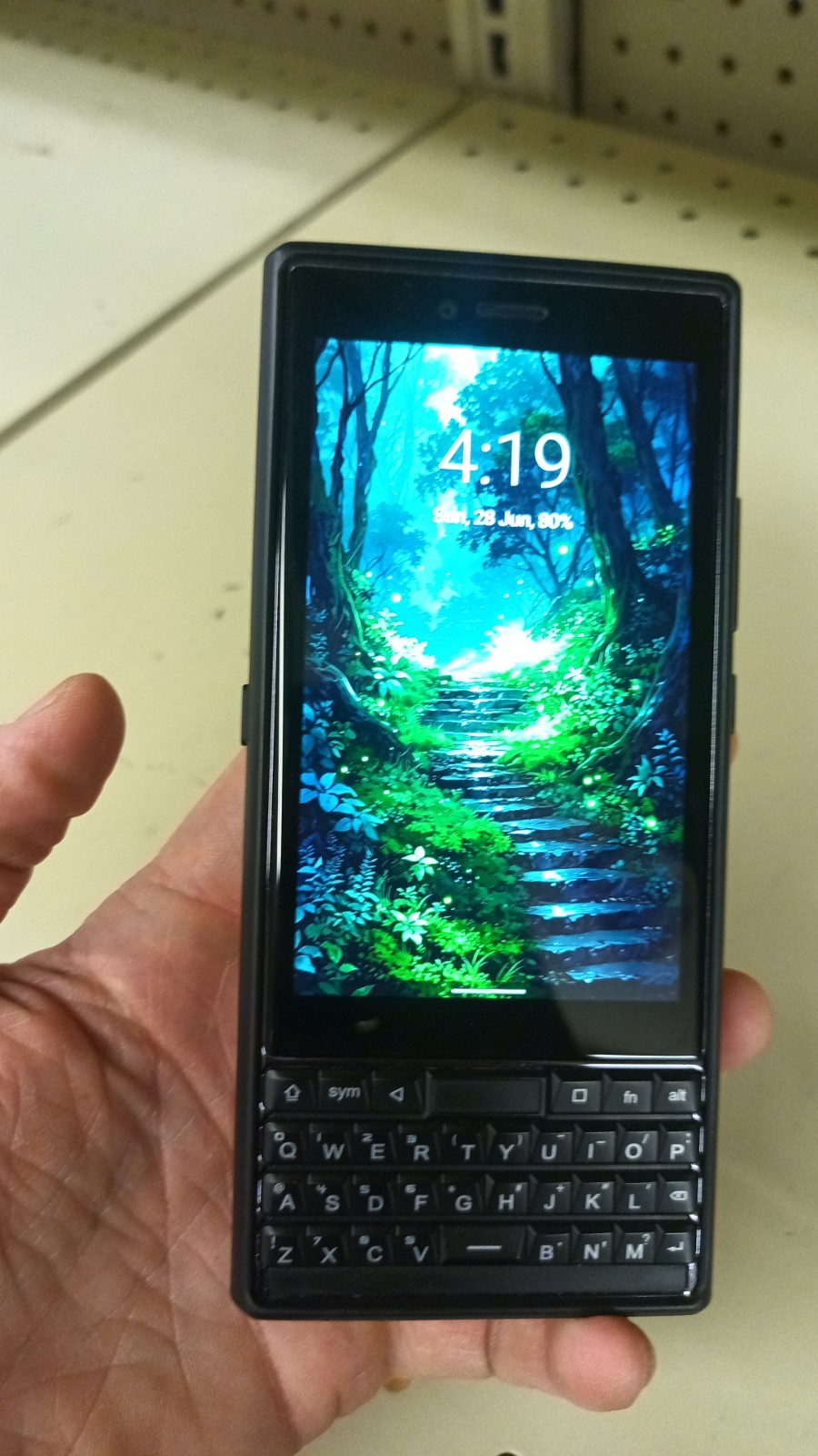 Unihertz Titan Slim – 256 GB – Black (GSM Unlocked) with extras