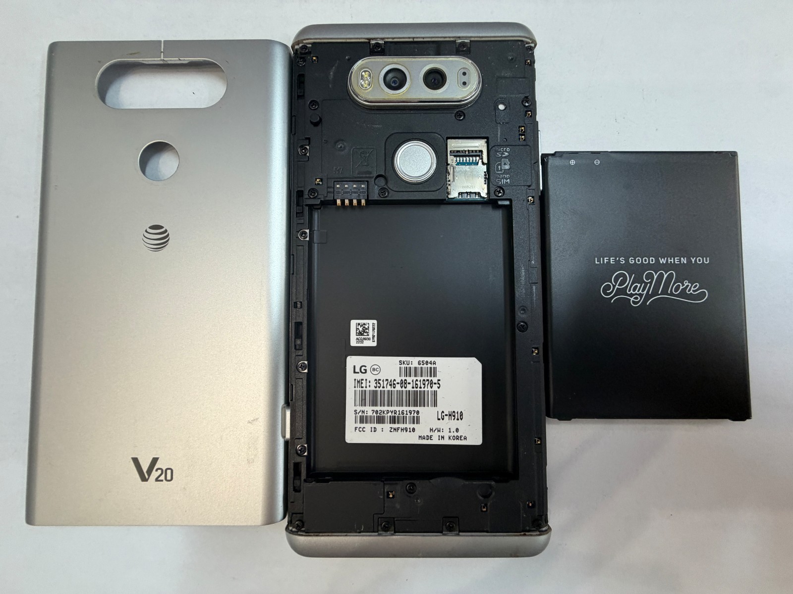 UNLOCKED AT&T LG V20 H910 4G LTE 64GB Android Smart Phone # h2O T-Mobile *READ