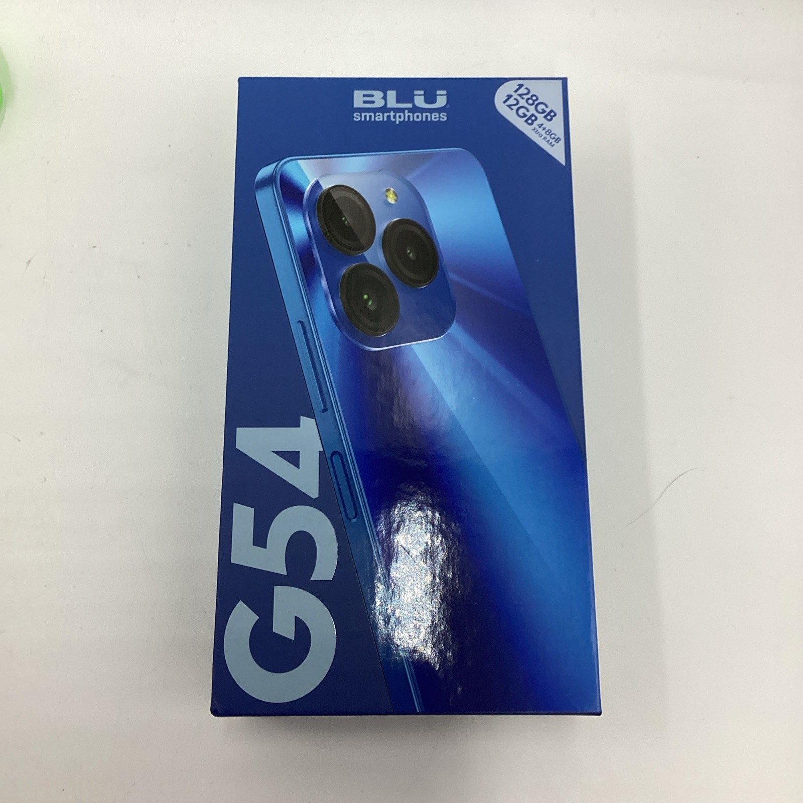 BLU G54 G1090 Unlocked 6.6″ IPS HD 128GB 50MP GPS Dual SIM Standby 5000mAh Blue