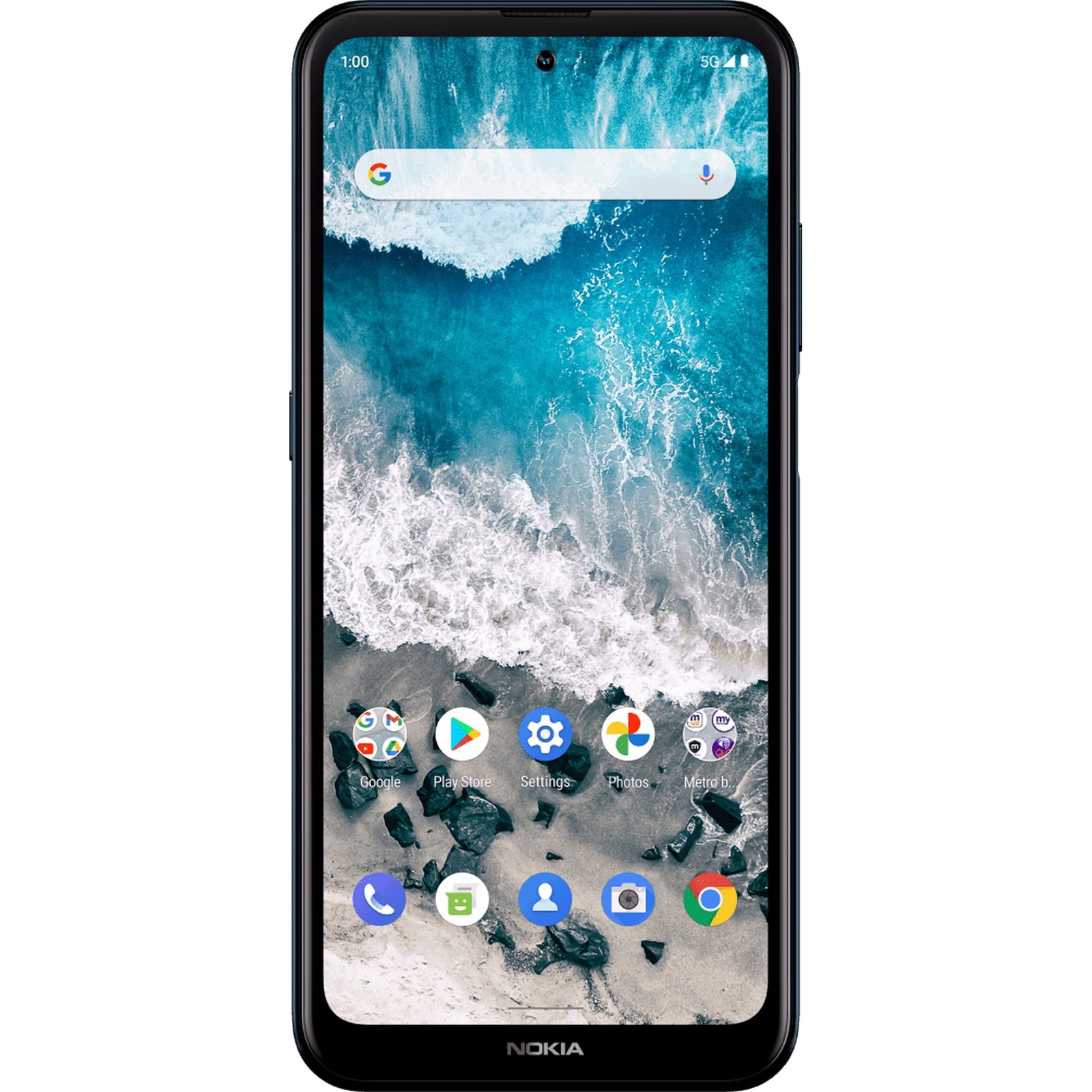 Nokia X100 5G UC 6.6″ 128GB 48MP Zeiss T-Mobile GSM Unlocked (TA-1399)(Blue)