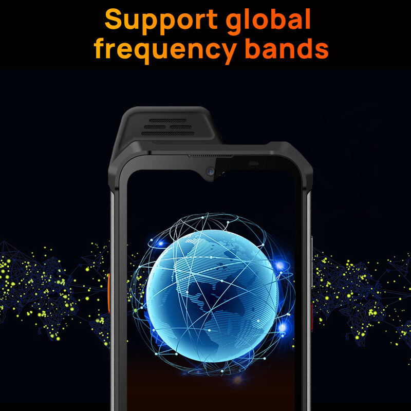 Global 4G Android Rugged Smartphone Waterproof Wireless Microphone UNIWA W888