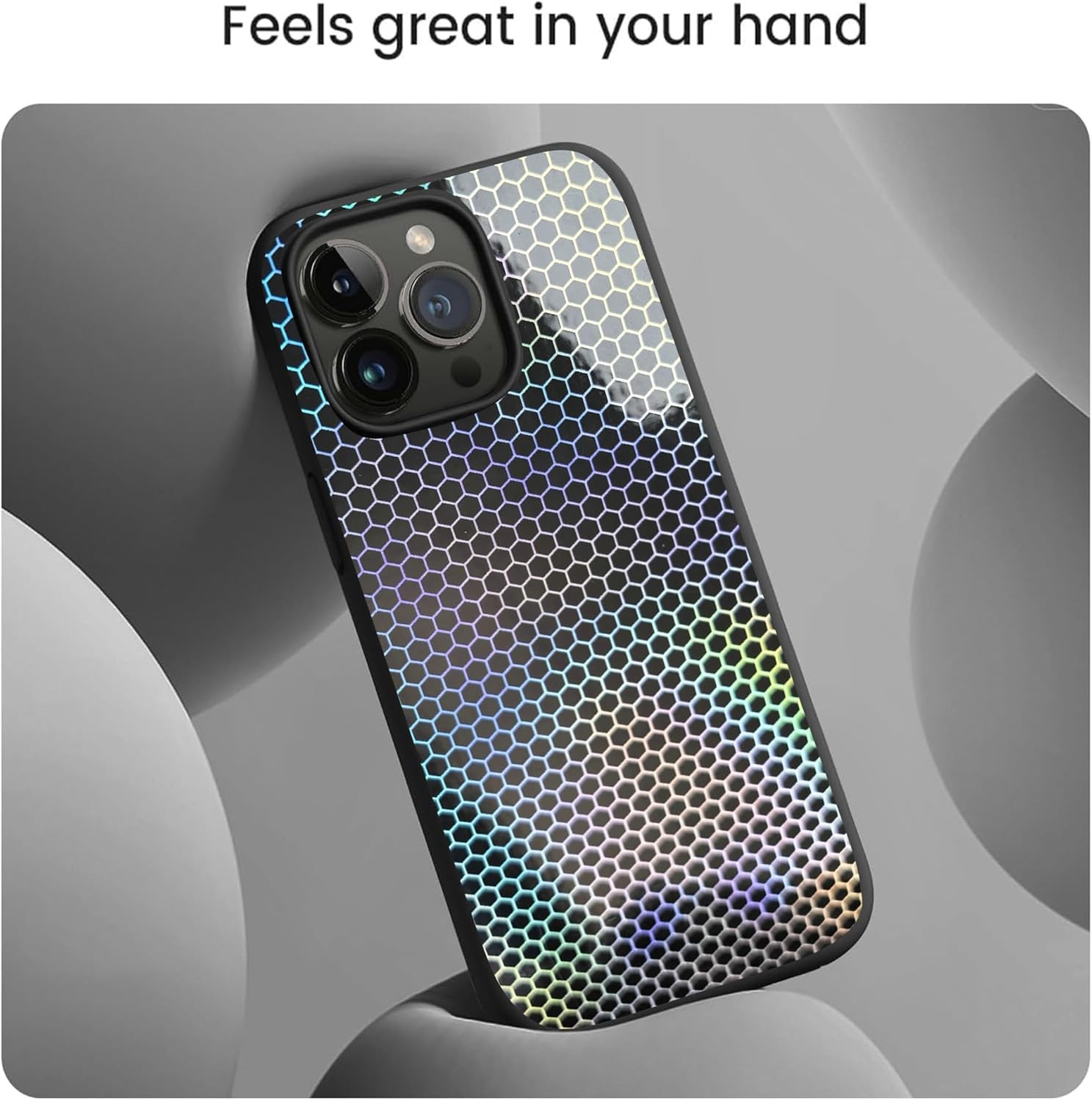 Samsung Galaxy A07 Case TPU Soft Silicone 3D Colorful Laser Reflection Black Cov
