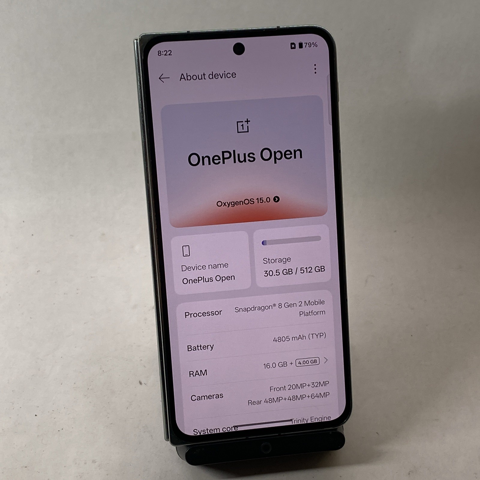 OnePlus Open 512GB Factory Unlocked CPH2551 Emerald Dusk READ
