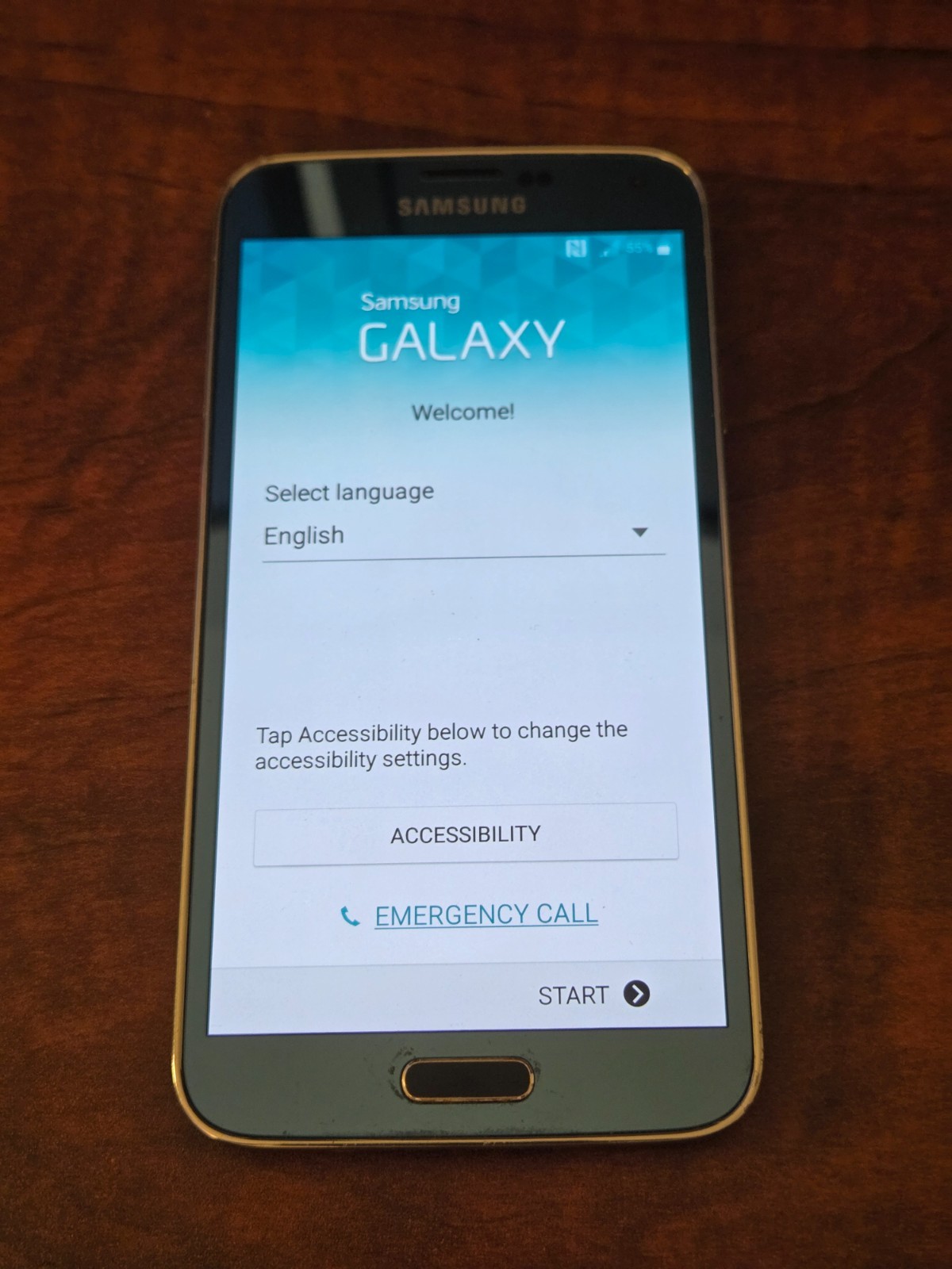 Samsung Galaxy S5 16 GB AT&T Blue Cell Phone Smartphone – Tested & Working