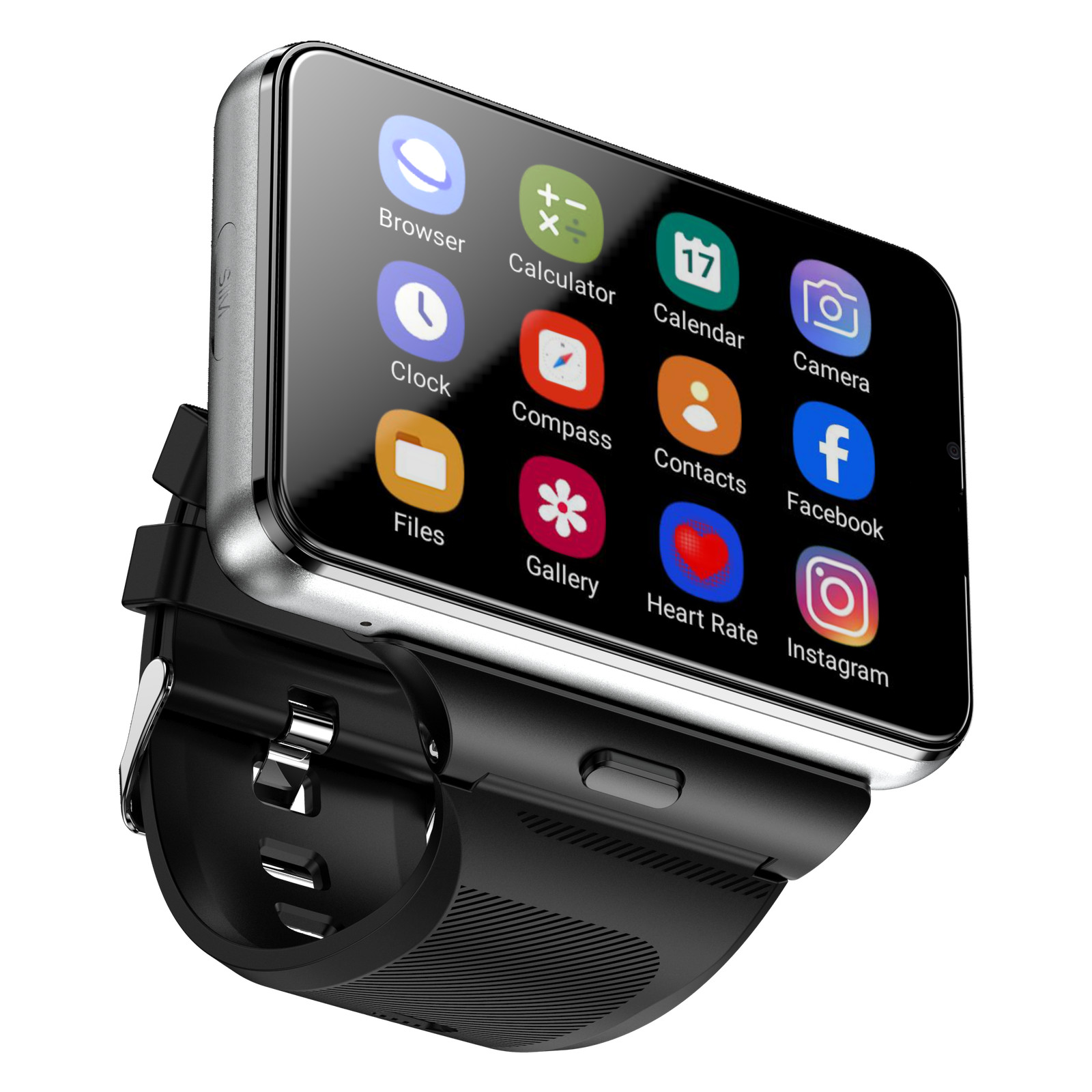 2.88in 4G Larger Screen Smart Watch Android 11 Dual Camera WIFI GPS SIM Support