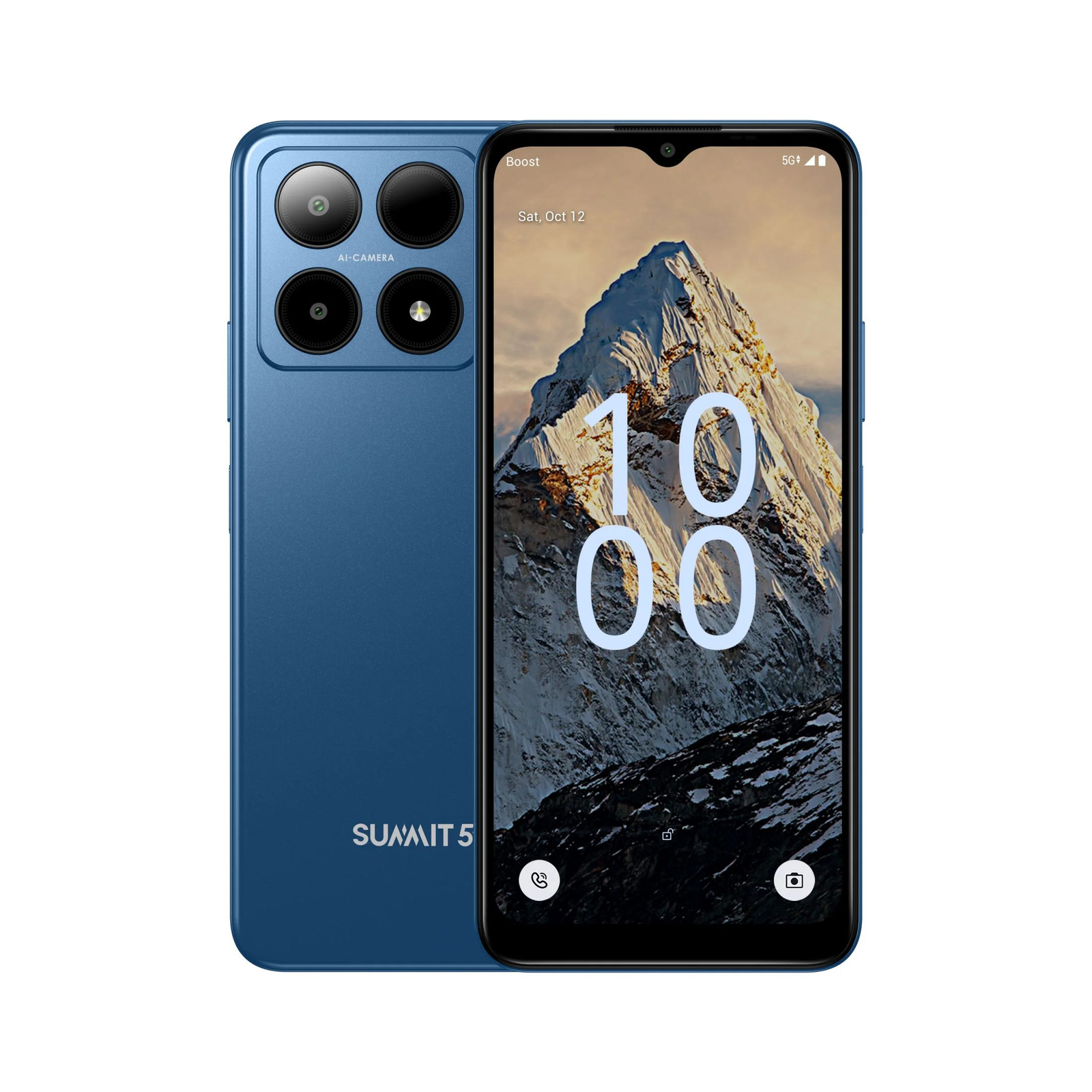 Summit 5G, 64GB, Blue – Prepaid Smartphone [Locked to ]