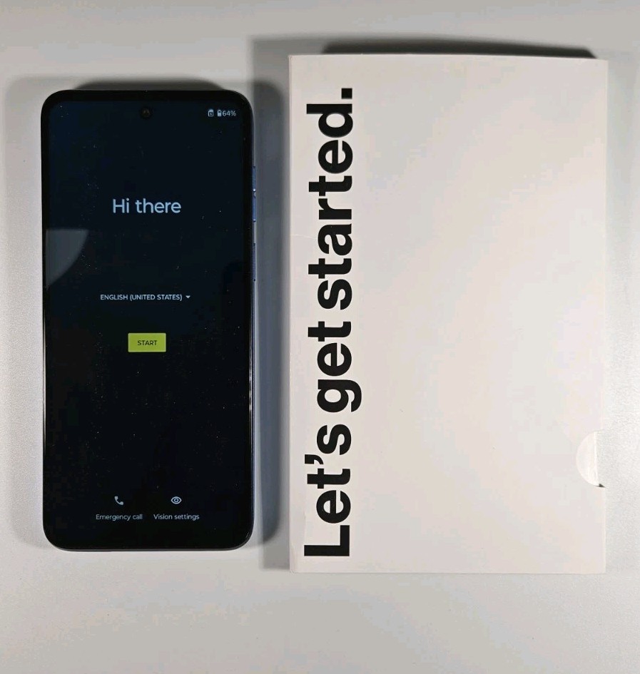 Verizon Moto G Play 2024 4G 64GB XT2413VPP Smartphone Blue New Open Box