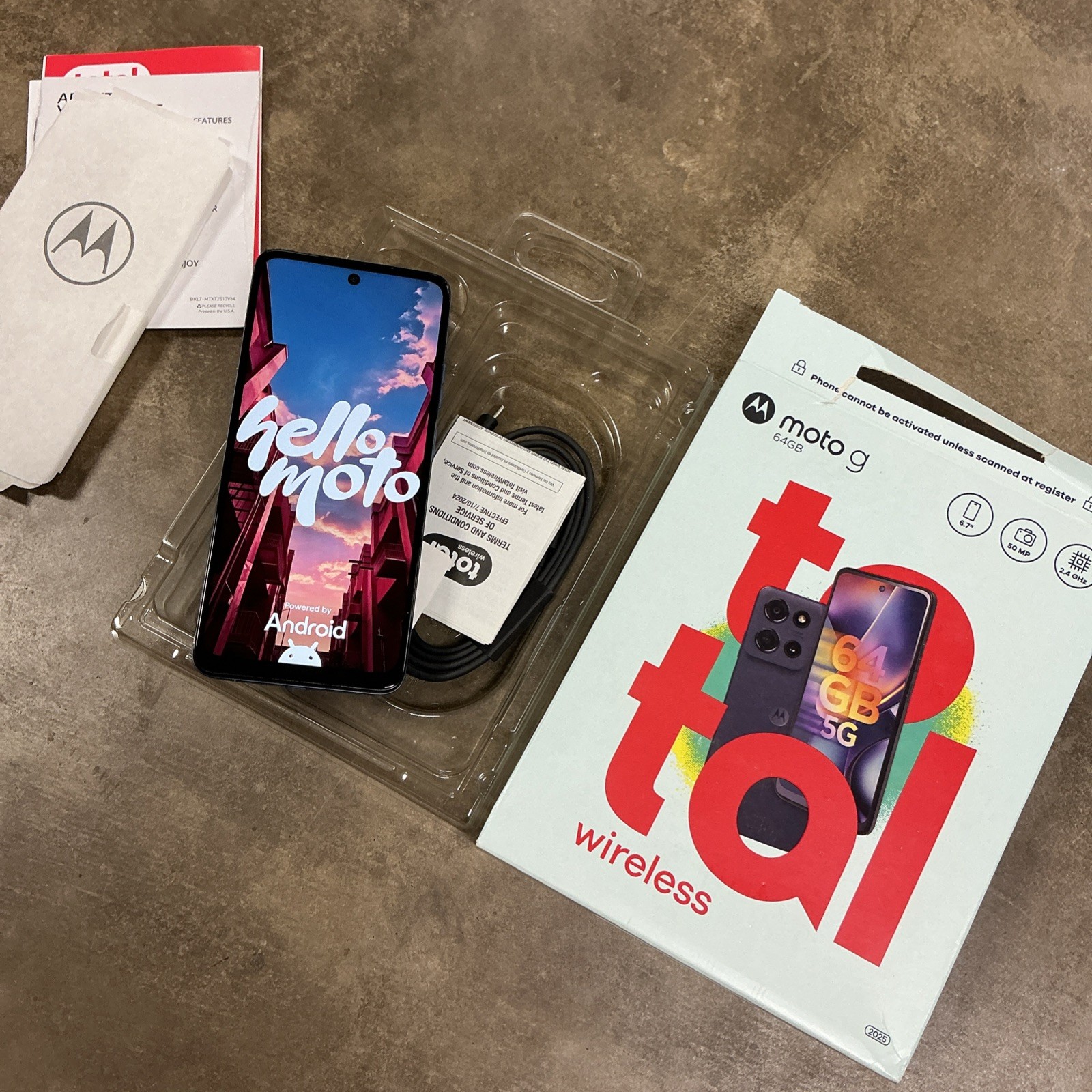 Moto G 64 GB Total Wireless WiFi Only