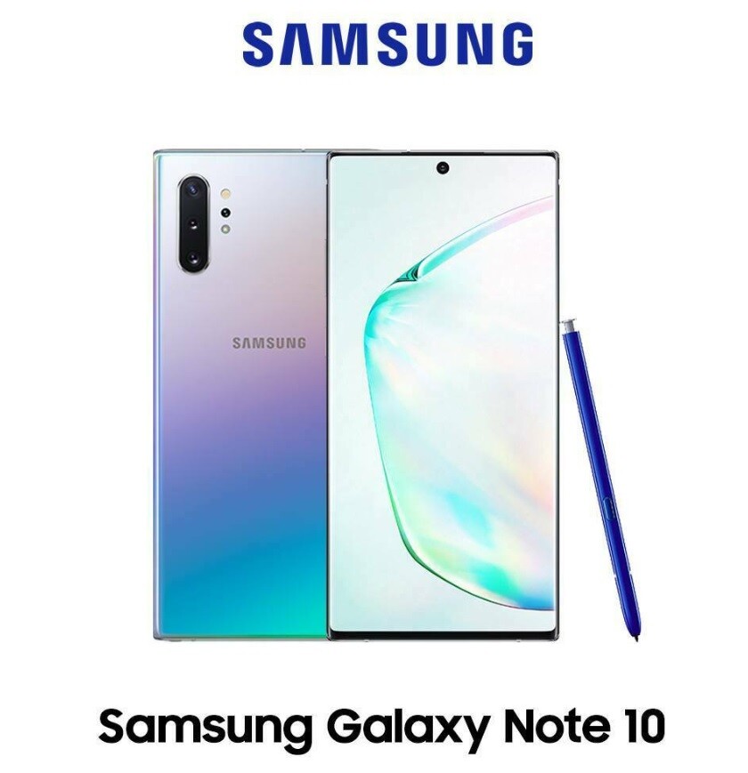 Samsung Galaxy Note 10 SM-N970U 256GB Aura Glow GSM CDMA Factory Unlocked Phone