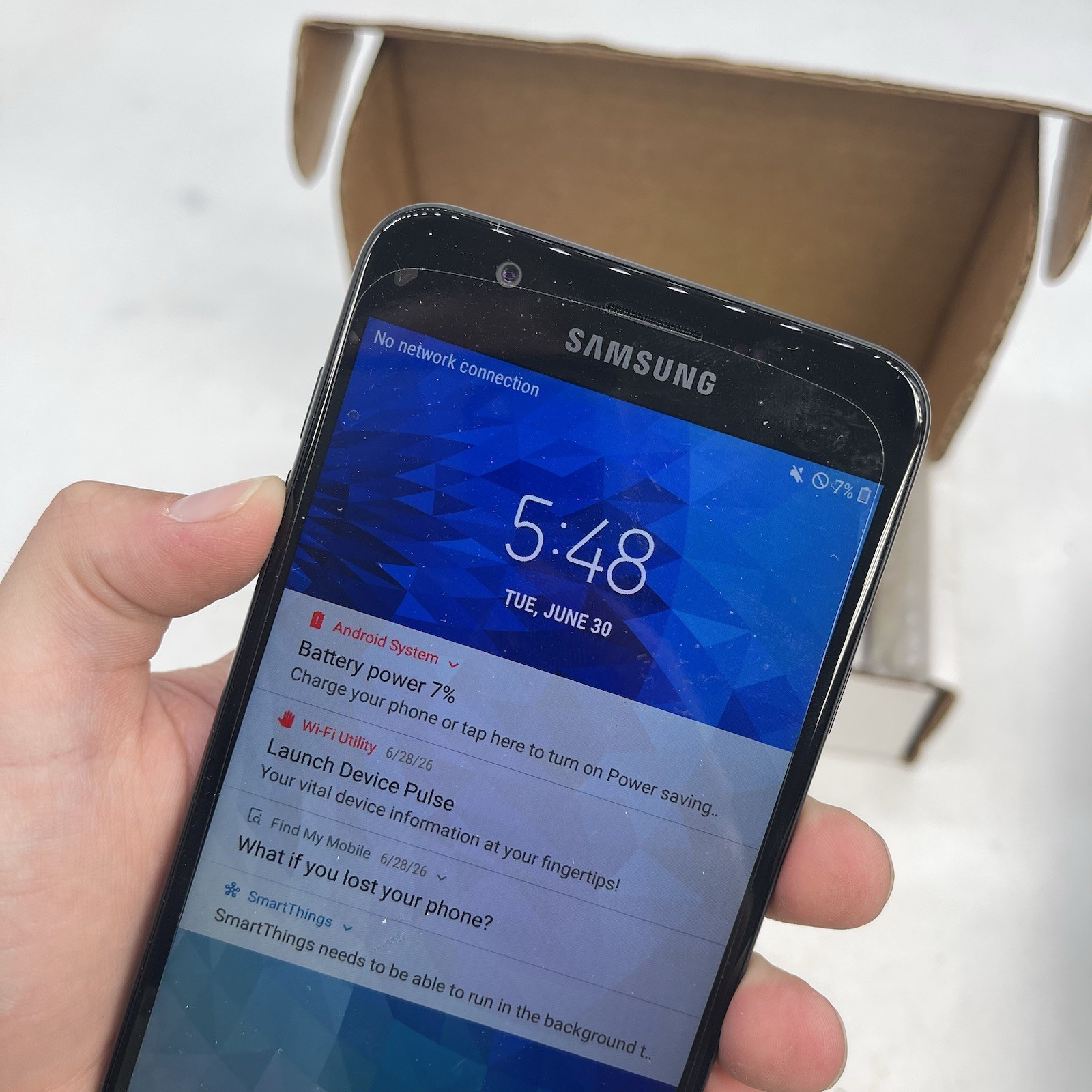 Samsung TracFone Wireless Galaxy J7 Crown Smartphone SM-S767VL (GP) In Box
