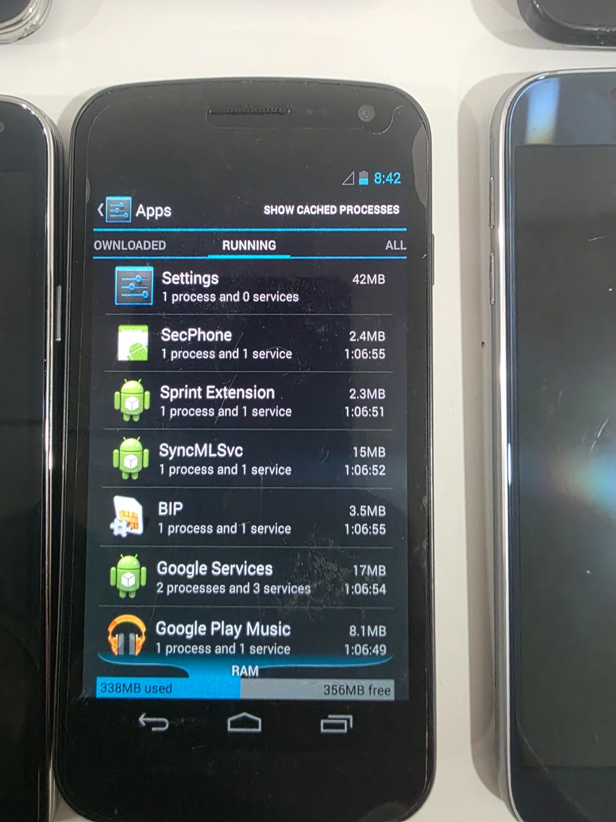 Lot of 10 Samsung Galaxy Smartphones S2/S4/S5/S6/Nexus AS-IS Wiped LTE