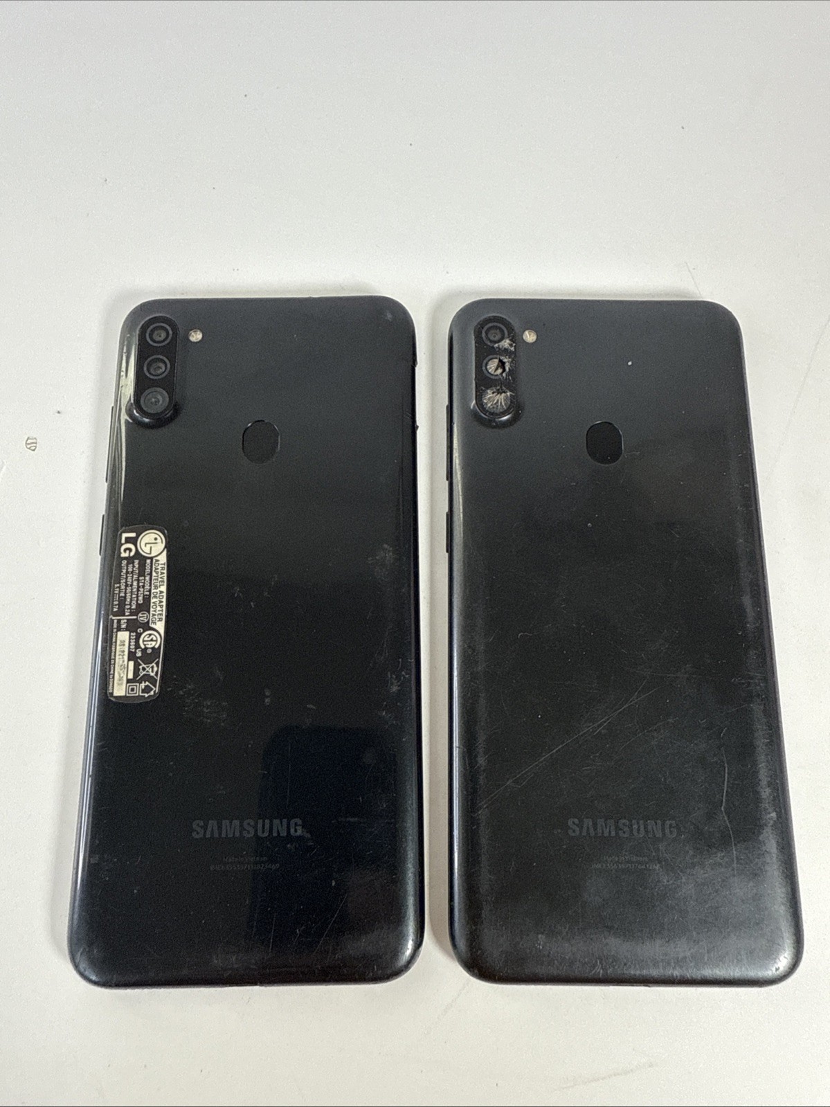 Samsung Galaxy A11 Model SM-A115W Storage 32 GB Lot of 2 FOR PARTS!