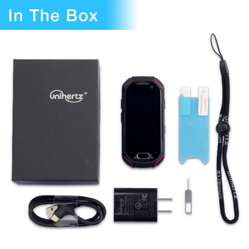 Unihertz Atom, Smallest 4G IP68 Rugged Smartphone, 2.45” Display, Android 9 NFC