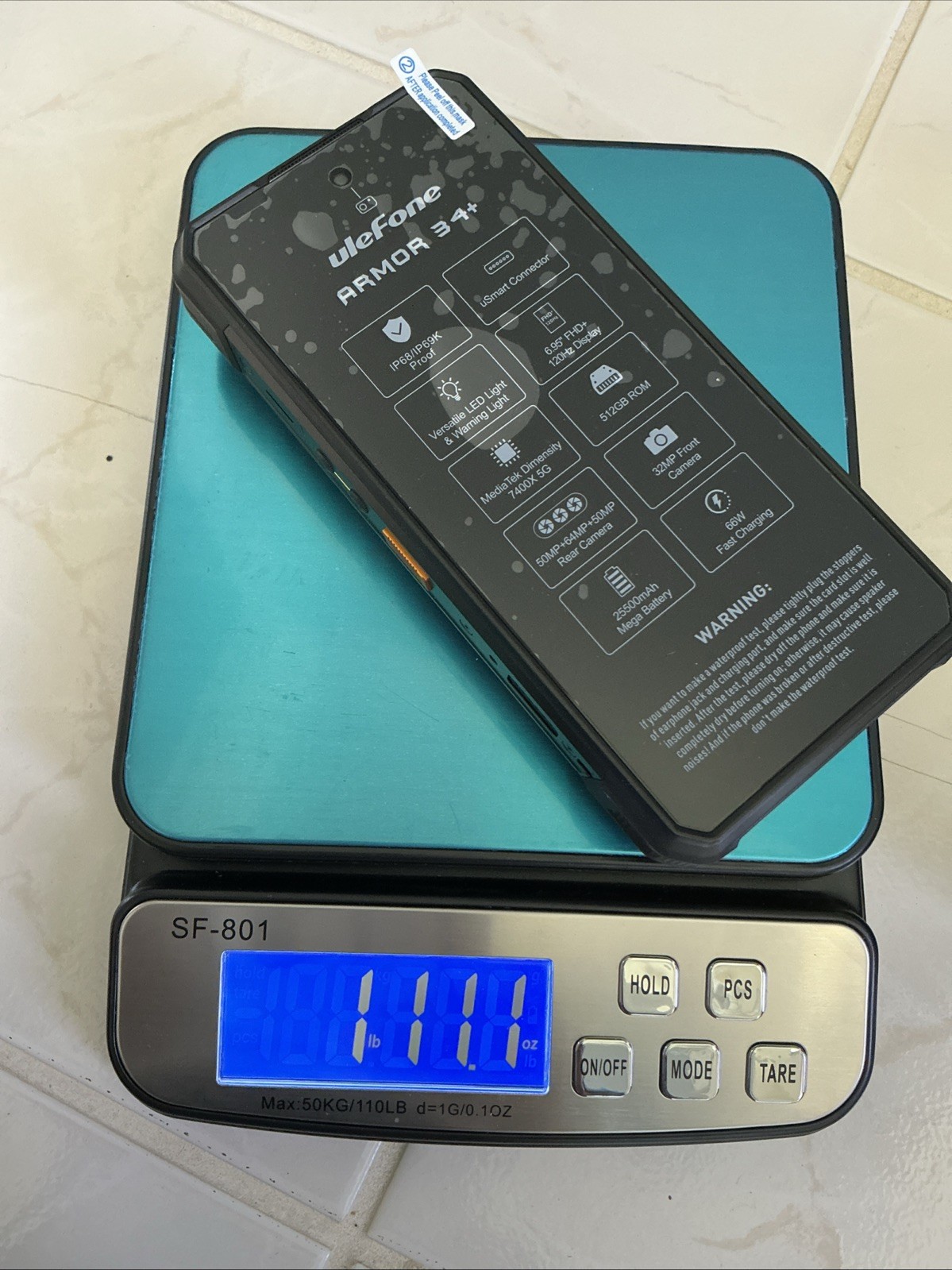 Ulephone Armor 34 Plus, 32 GB RAM, 512GB ROM, Triple back Camera, 32MP Front Cam