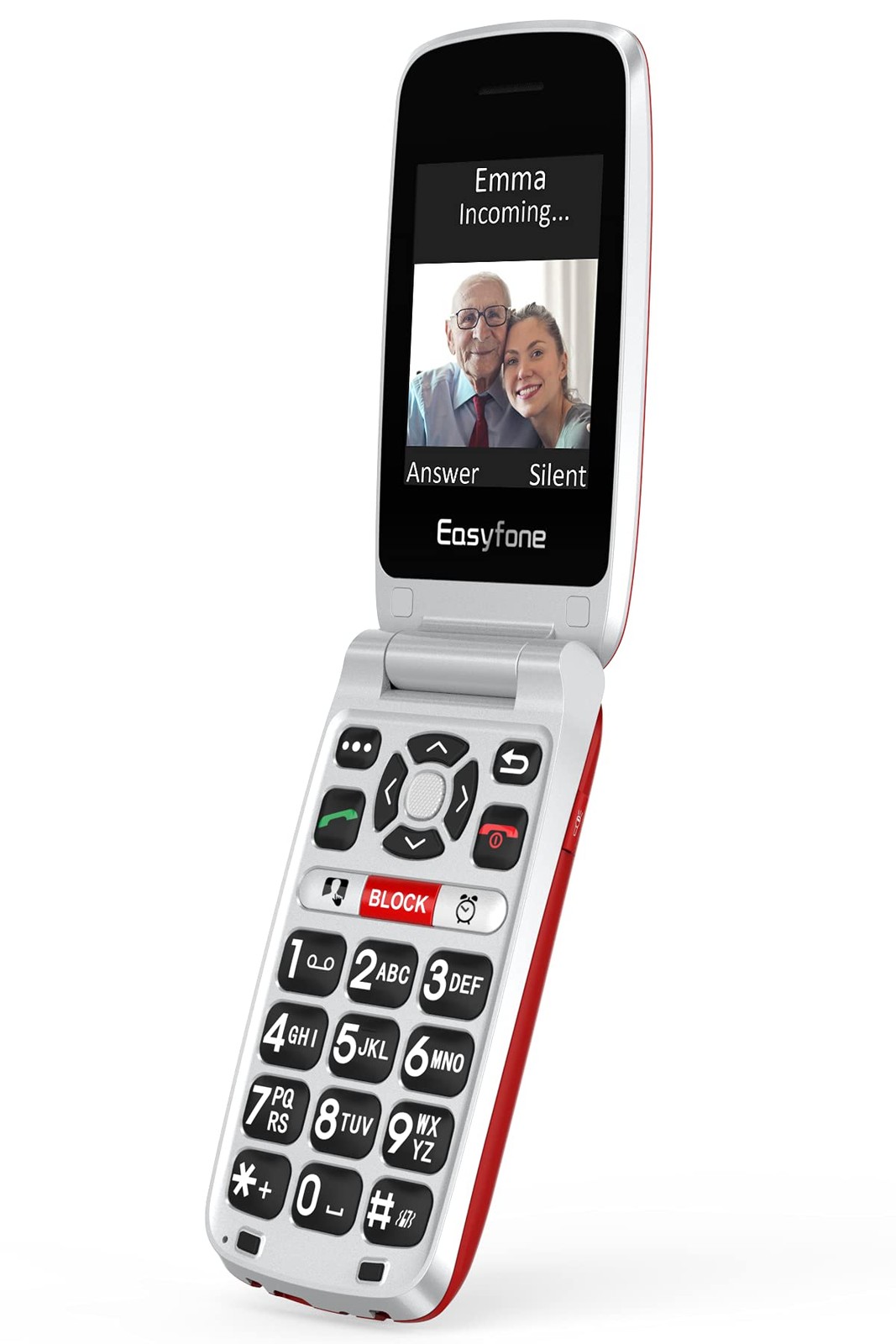 -A1 Unlocked 4G Flip Cell for Seniors, Easy-to-Use Big Button Clear Sound Big…