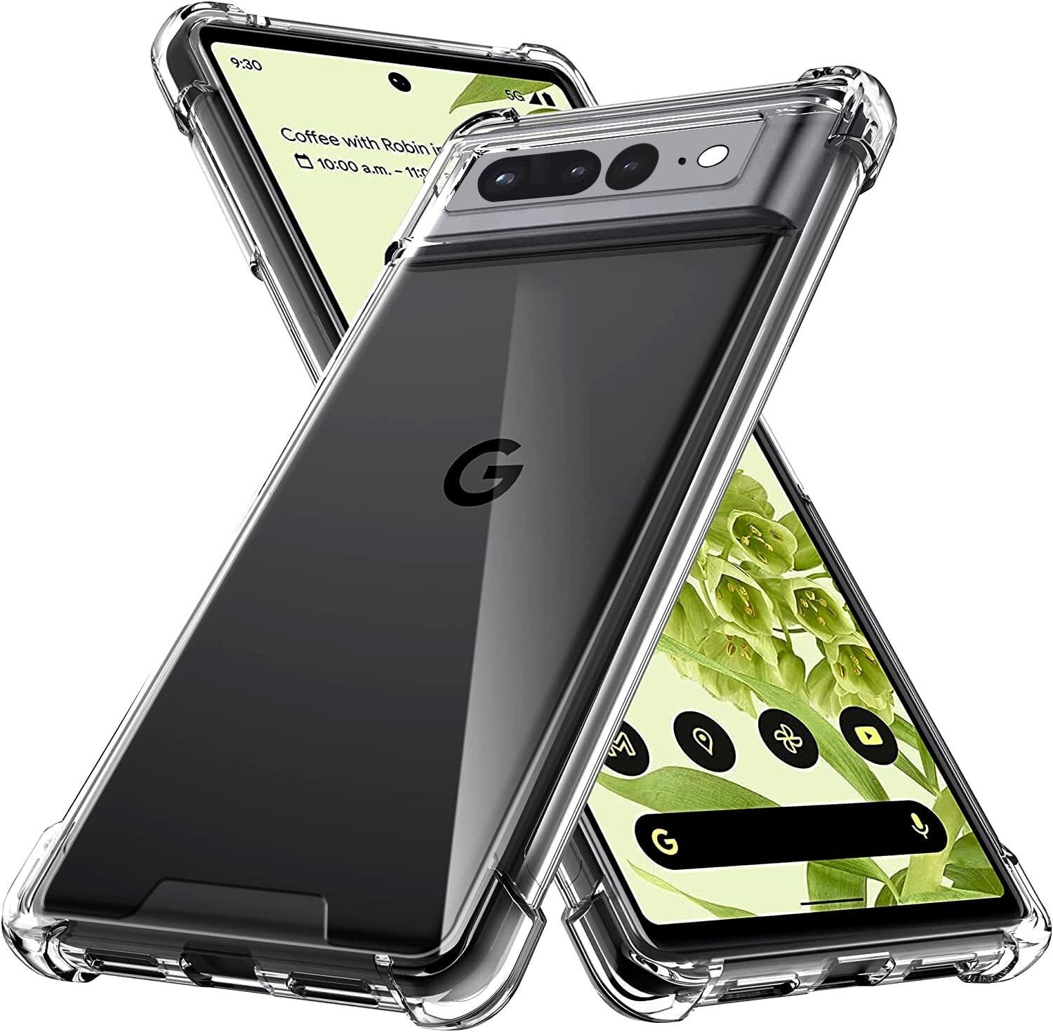 Google Pixel 7 Case Premium Quality Transparent Soft TPU Bumper Crystal HD Saver