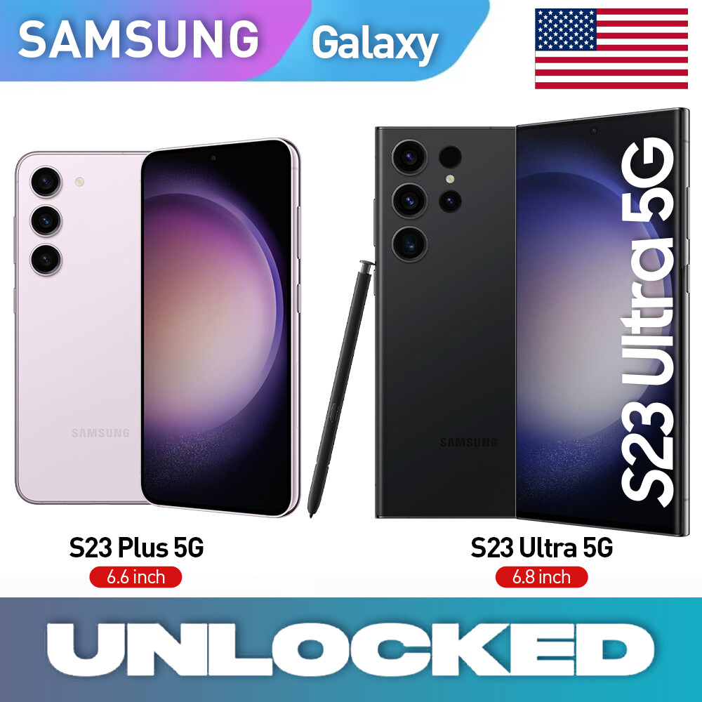 NEW & Sealed SAMSUNG GALAXY S23+ PLUS 5G/S23 ULTRA 5G GSM CDMA FACTORY UNLOCKED