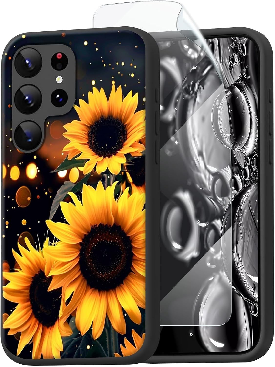 Case & Screen Protector for Samsung Galaxy S25 Ultra Slim Soft TPU Shockproof 78