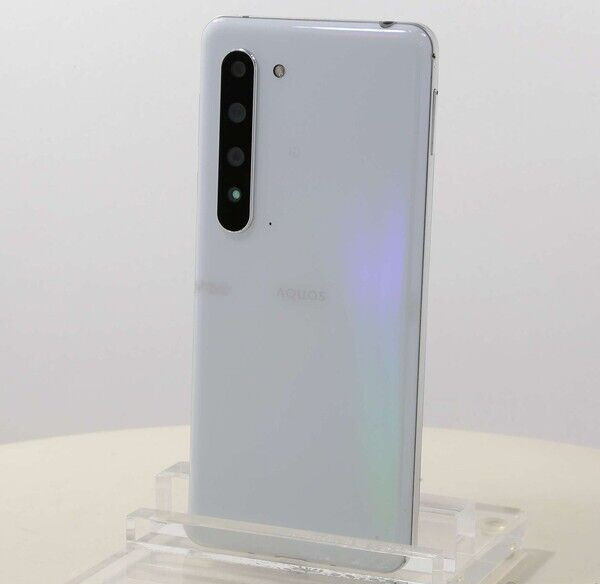 SHARP AQUOS R5G 256/12GB RAM IGZO 8K 5G Android Phone Unlocked 6.5″ 48MP White