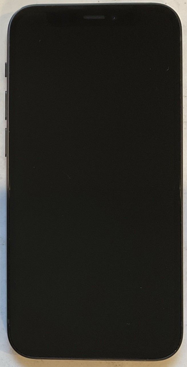 CRACKED REAR GLASS, GSM UNLOCKED iPhone 12 MINI, 64GB A2176 MG6G3LL/A FOR REPAIR