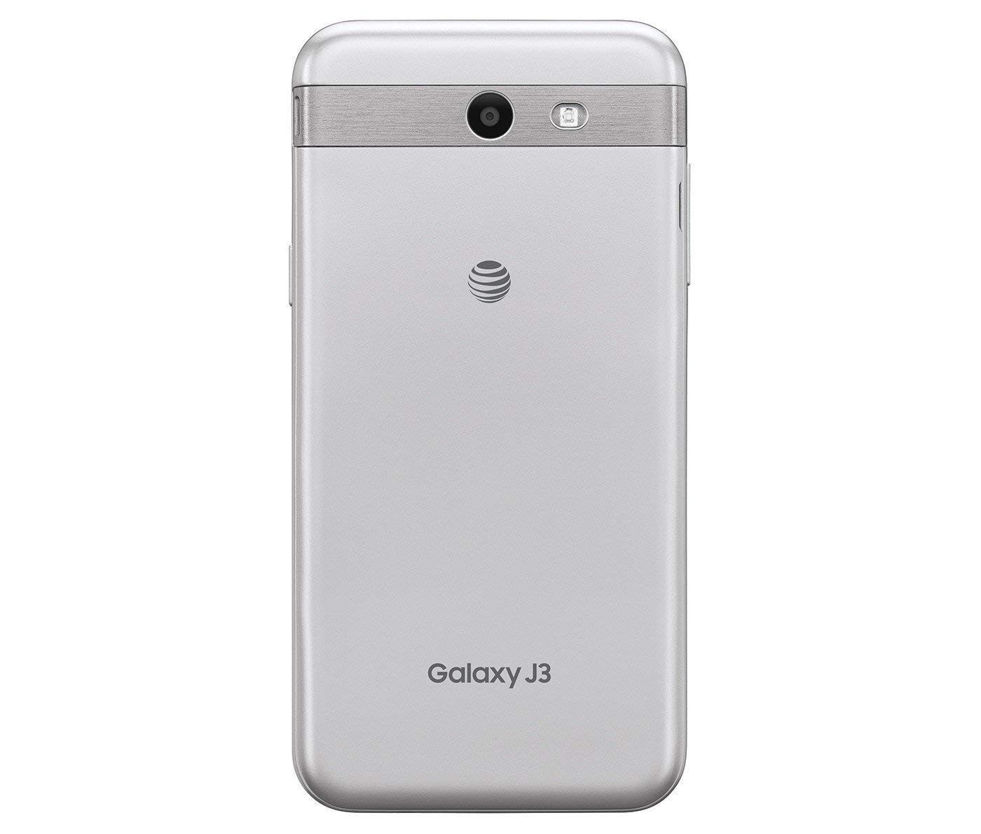 Samsung Galaxy J3 2017 SM-J327U 16GB Silver Unlocked 5″ Android Smartphone