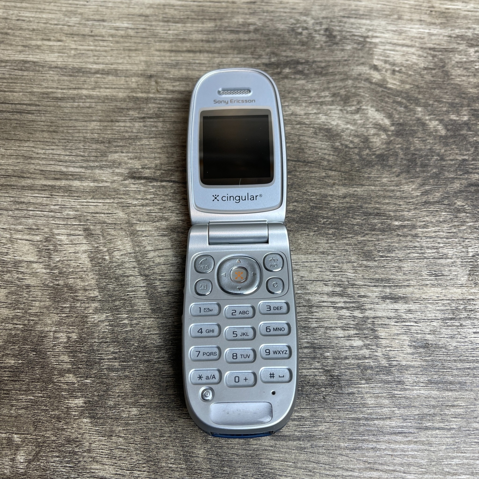 Sony Ericsson Z300a Gray Cingular Single Core AT&T Numeric keypad Cell Phone