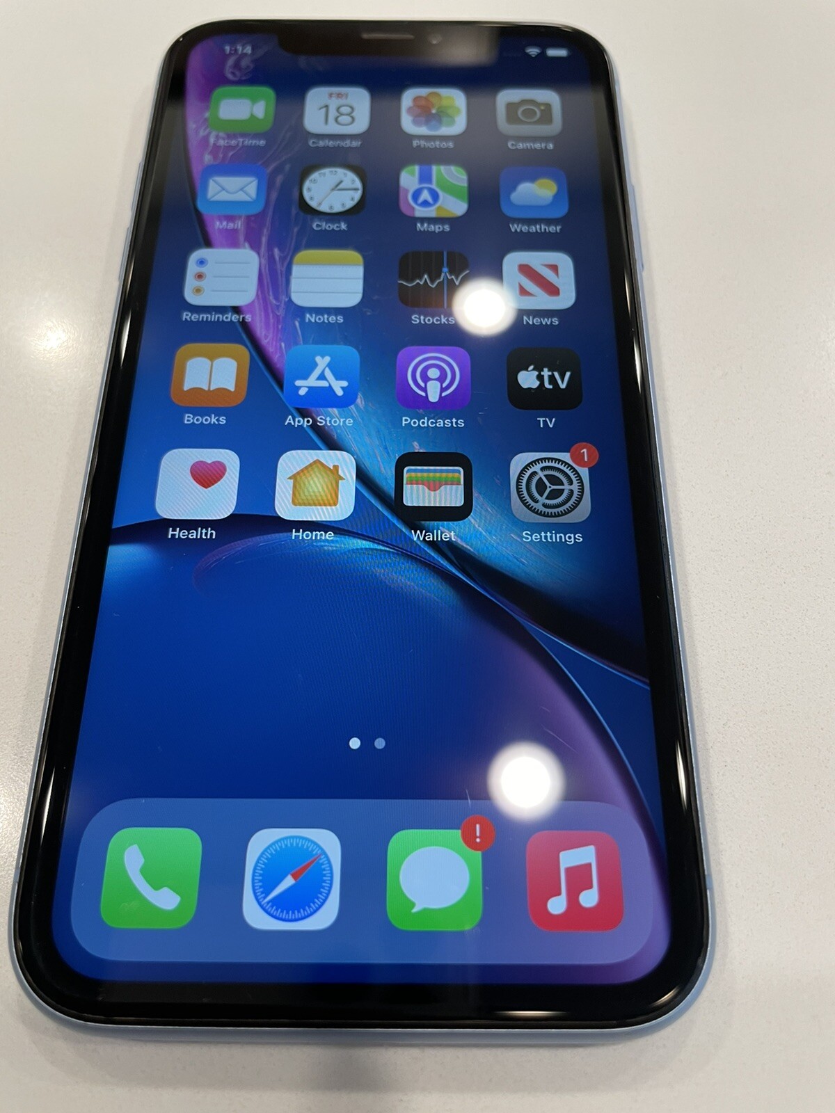 Apple iPhone XR – 64GB – Blue (Unlocked) A1984 (CDMA + GSM)